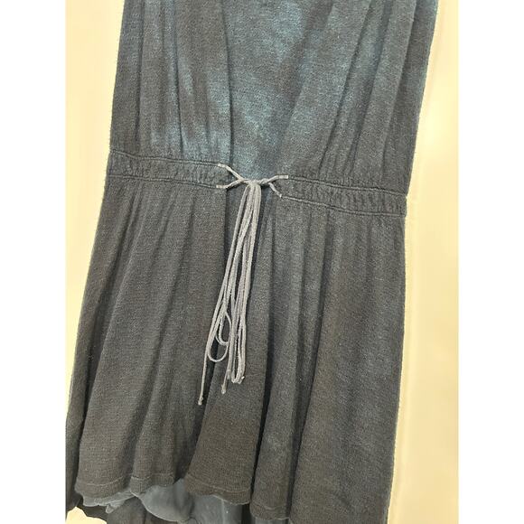 Gypsy 05 Navy Blue Boho Mini Dress Size S – Silk Blend, Festival Style Y2k - Picture 5 of 8